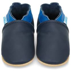 Juicy Bumbles Lauflernschuhe Jungen Krabbelschuhe Baby Schuhe 2-3 Jahre Blau und Marineblau von Juicy Bumbles