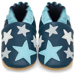 Juicy Bumbles Lauflernschuhe Jungen Krabbelschuhe Baby Schuhe 2-3 Jahre Blaue Sterne von Juicy Bumbles