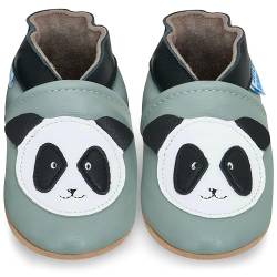 Juicy Bumbles Lauflernschuhe Jungen Krabbelschuhe Baby Schuhe 2-3 Jahre Panda von Juicy Bumbles