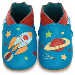 Juicy Bumbles Lauflernschuhe Jungen Krabbelschuhe Babyschuhe/Raumschiff 0-6 Monate (Größe 19/20) von Juicy Bumbles