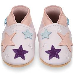 Juicy Bumbles Lauflernschuhe Mädchen Krabbelschuhe Baby Hausschuhe Babyschuhe 2-3 Jahre Sterne von Juicy Bumbles