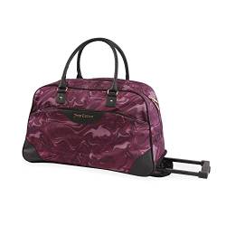 Juicy Couture Damen Libra Rolling Duffel, Burgunderroter Marmor, Juicy Couture Damen Rolltasche Libra von Juicy Couture