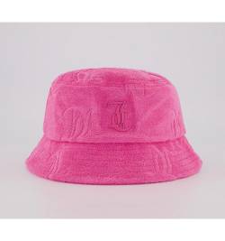 Juicy Couture Eleanna Monogram Towelling Bucket Hat FLURO PINK,Pink,Blue,Yellow von Juicy Couture