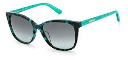 Juicy Couture Unisex Damen Cat-Eye Sunglasses, XGW/IB Green Havana, 57 von Juicy Couture