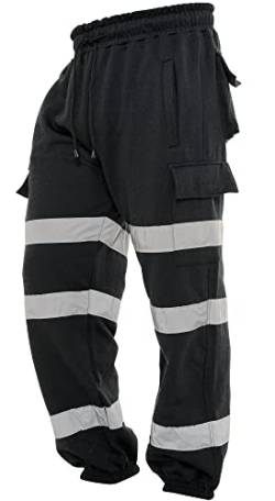 Juicy Trendz® Hi Viz Trousers Reflektierenden Hose Herren Arbeitshose Fluoreszierenden Warnschutz Hose von Juicy Trendz