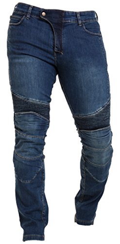 Juicy Trendz® Motorradhose Herren Motorradjeans Manner Denim Motorrad Hose Mit Protektoren von Juicy Trendz