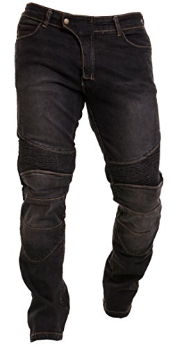 Juicy Trendz® Motorradhose Herren Motorradjeans Manner Denim Motorrad Hose Mit Protektoren von Juicy Trendz