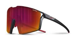 Julbo Unisex Edge Sonnenbrille, Matt Schwarz/Rot, Einheitsgröße von Julbo