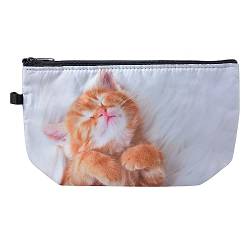 Juleeze Damenkulturtasche 22x13x18 cm Grau Synthetisch Katze von Juleeze