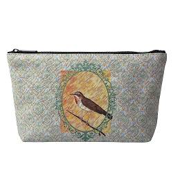 Juleeze Damenkulturtasche Vogel 26x6x16 cm Grün Synthetisch Rechteck von Juleeze