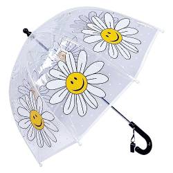 Juleeze Kinderregenschirm Ø 50 cm Transparant Kunststoff Blumen von Juleeze
