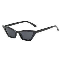 Julhold Leichte Unisex Brille Sonnenbrille Mode Männer Frauen Klassisch Vintage Cat Eye Sonnenbrillen Retro-stil Brillen Für Augen-training Und Entspannung Ohne Stärke Entspiegelt(D) von Julhold