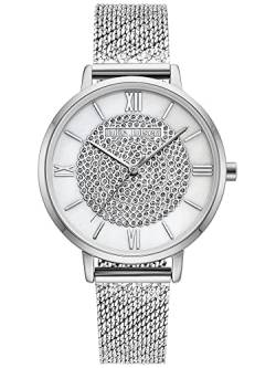 Julie Julsen JJW1412SME Glitter Uhr Damenuhr Edelstahl 3 bar Analog Silber von Julie Julsen