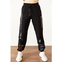 Jumeon Jogginghose X1021 XHN, Schwarz, Größe s damen, %80 Baumwolle / %20 Polyester von Jumeon