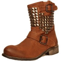 Jumex Damen Westernstiefel Stiefel Damenboots Nieten W201 Westernstiefel von Jumex