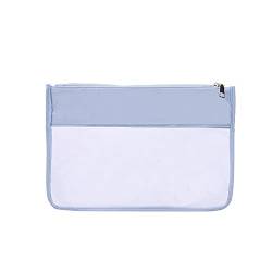 Chenille Letter Clear Make-up Bag PVC Clear Cosmetic Bag Damenhandtasche Klare Reise-Kulturbeutel for Wochenendberufe von Junerain