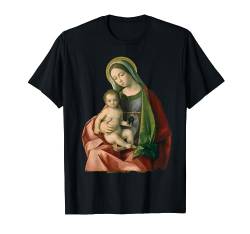 Jungfrau Maria mit Baby Jesus religiös T-Shirt von Jungfrau Maria katholisch
