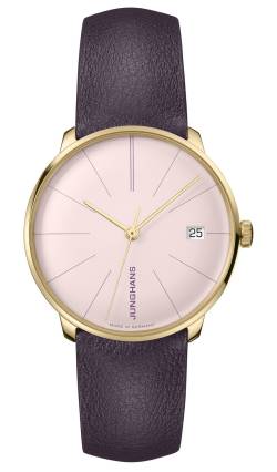 Junghans 027/7232.00 Meister Fein Damenuhr Kleine Automatic Lila/Goldfarben von Junghans