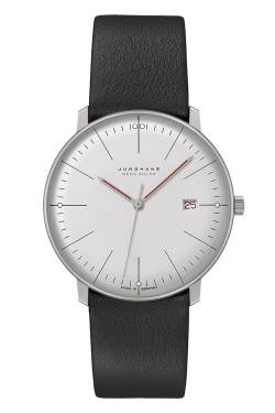 Junghans 059/2326.02 max bill Herren-Funkuhr Mega Solar Bauhaus von Junghans