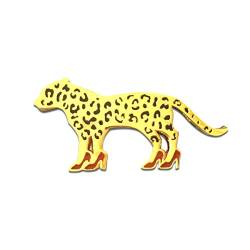 Leoparden Ansteck-Pin | Leo Brosche | Kleines Geschenk für Frauen, Teenager und Mädchen | Leoparden Enamal Pin von Jungle Empire