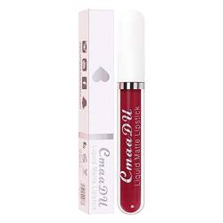 Langanhaltender Lip Tint Pflegender Lipgloss für Rissige Lippen Wasserdicht mit Langanhaltend Sexy Lipgloss Frauen für Alltägliche Reisen Partys Geschenke (L #1, One Size) von Junhasgood