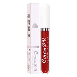 Langanhaltender Lip Tint Pflegender Lipgloss für Rissige Lippen Wasserdicht mit Langanhaltend Sexy Lipgloss Frauen für Alltägliche Reisen Partys Geschenke (Q #1, One Size) von Junhasgood