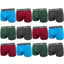 12er Pack Jungen Boxershorts Unterhose aus Baumwolle Größen 122-128 (12er Pack, 122-128) von Junione