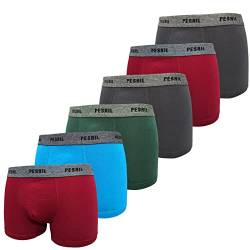 6er Pack Jungen Boxershorts Unterhose aus Baumwolle Größen 122-128 (6er Pack, 122-128) von Junione
