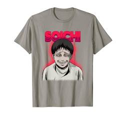 Junji Ito Soichi Sprühfarbe Umriss T-Shirt von Junji Ito
