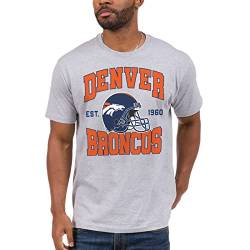 Junk Food Clothing x NFL - Denver Broncos - Teamhelm Erwachsene Unisex Fan T-Shirt von Junk Food
