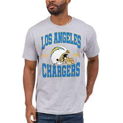 Junk Food Clothing x NFL - Los Angeles Chargers - Teamhelm - Unisex Erwachsene Kurzarm Fan T-Shirt für Männer und Frauen - Größe XX-Large von Junk Food