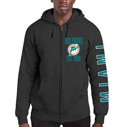 Junk Food Clothing x NFL MVP Zip Hoodie Full Zip Adult Unisex Hooded Fleece Sweatshirt Zip Up Hoodie f?r Damen und Herren von Junk Food