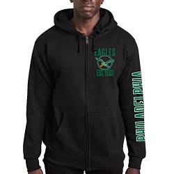 Junk Food Clothing x NFL – Philadelphia Eagles – MVP Zip Hoodie – Größe 2 X-Large von Junk Food