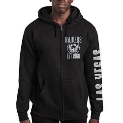 Junk Food x NFL – MVP Zip Hoodie – Unisex Erwachsene Kapuzen-Sweatshirt für Damen und Herren – Offiziell lizenzierte NFL Bekleidung von Junk Food