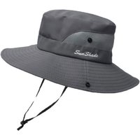 Juoungle Sonnenhut Damen UV-Schutz Mesh Faltbarer Hut mit Pferdeschwanz Loch von Juoungle