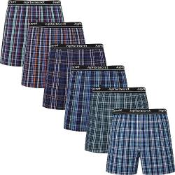 JupiterSecret Boxershorts Herren 100% Baumwolle Unterhosen Männer 6er Packs Vielen Farben von JupiterSecret