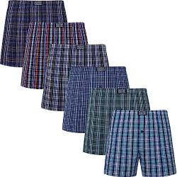 JupiterSecret Boxershorts Herren 100% Baumwolle Unterhosen Männer 6er Packs Vielen Farben von JupiterSecret