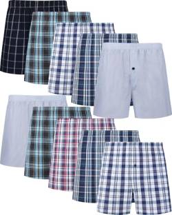 JupiterSecret Herren Boxershorts Baumwolle Unterhosen Männer 6er und 10er Pack Große Amerikanische Boxershorts, S von JupiterSecret