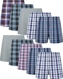 JupiterSecret Herren Boxershorts Baumwolle Unterhosen Männer 6er und 10er Pack Große Amerikanische Boxershorts, XXL von JupiterSecret