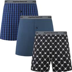 JupiterSecret Men's Boxers Underwear Pack Cotton Premium Boxer Shorts von JupiterSecret