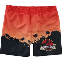 Jurassic Park Badeshort - Kids - Jurassic Park Logo und Skyline - 152 bis 176 - für Männer - Größe 152 - multicolor  - EMP exklusives Merchandise! von Jurassic Park