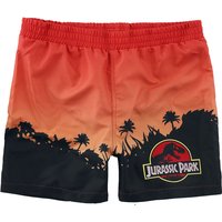 Jurassic Park Badeshort - Kids - Jurassic Park Logo und Skyline - 152 bis 176 - für Männer - Größe 164 - multicolor  - EMP exklusives Merchandise! von Jurassic Park