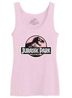 Jurassic Park Damen Wojupamtk011 Tanktop, Rosa, M von Jurassic Park