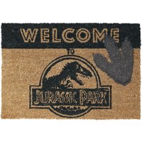 Jurassic Park Fußmatte - Welcome - multicolor  - Lizenzierter Fanartikel von Jurassic Park