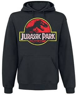 Jurassic Park Herren Kapuzenpullover Hooded Sweatshirt, Multicolor, XXL von Jurassic Park