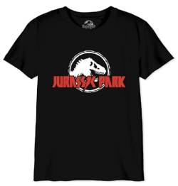 Jurassic Park Jungen Bojupamts033 T-Shirt, Schwarz, 6 Jahre von Jurassic Park