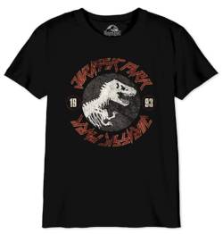 Jurassic Park Jungen Bojupamts036 T-Shirt, Schwarz, 6 Jahre von Jurassic Park