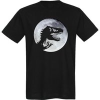 Jurassic Park Moonlight Herren T-Shirt schwarz von Jurassic Park
