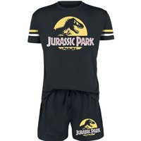 Jurassic Park Schlafanzug - Logo - S bis 3XL - für Männer - Größe XL - schwarz  - EMP exklusives Merchandise! von Jurassic Park