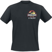 Jurassic Park T-Shirt - Jurassic Park Ranger - S bis XXL - für Männer - Größe S - schwarz  - Lizenzierter Fanartikel von Jurassic Park